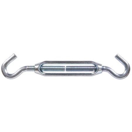 HOMECARE PRODUCTS 0.31-18 x 8.87 in. Zinc Plated Hook & Hook Turnbuckle; Pack of 5 HO1317084